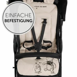 Komfort Sitzauflage für Buggy und Kinderwagen - Disney - Winnie the Pooh Beige
