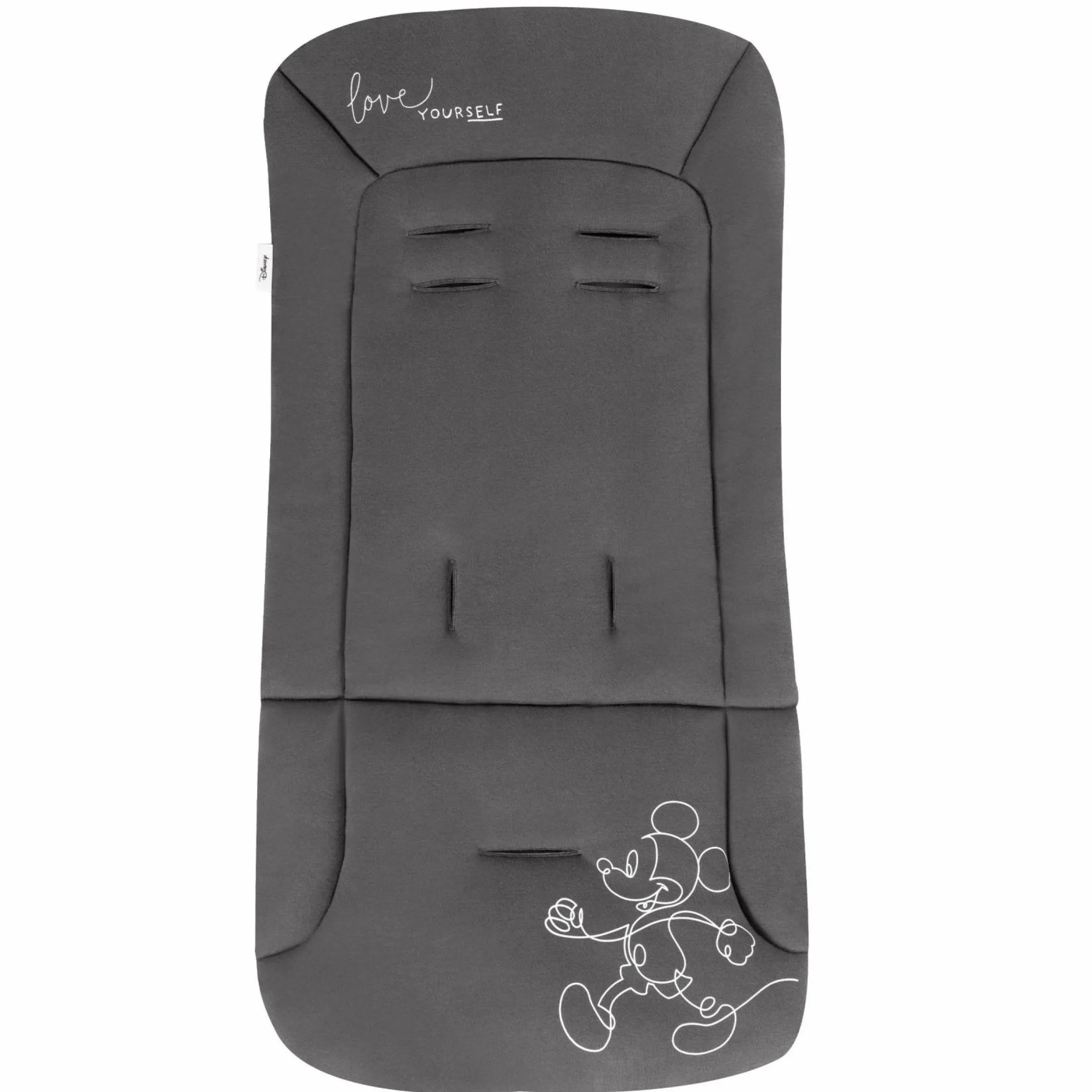 Komfort Sitzauflage für Buggy und Kinderwagen - Disney - Mickey Mouse Black