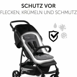 Komfort Sitzauflage für Buggy und Kinderwagen  - Disney - Mickey Mouse Black