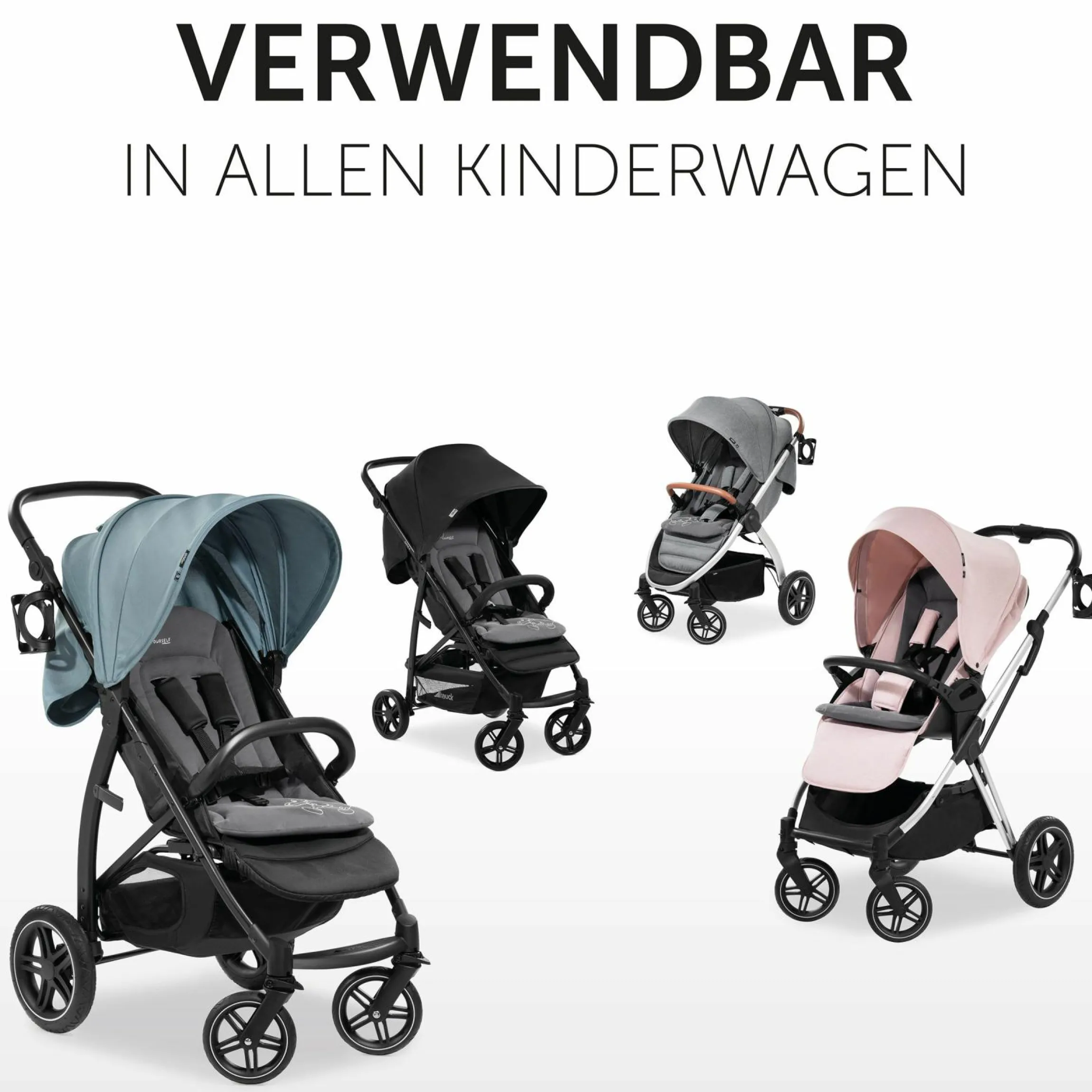 Komfort Sitzauflage für Buggy und Kinderwagen - Disney - Mickey Mouse Black
