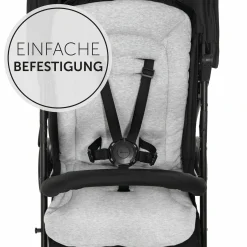 Komfort Sitzauflage für Buggy und Kinderwagen - Light Grey