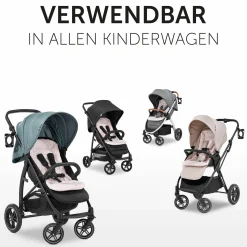 Komfort Sitzauflage für Buggy und Kinderwagen - Flowers Rose