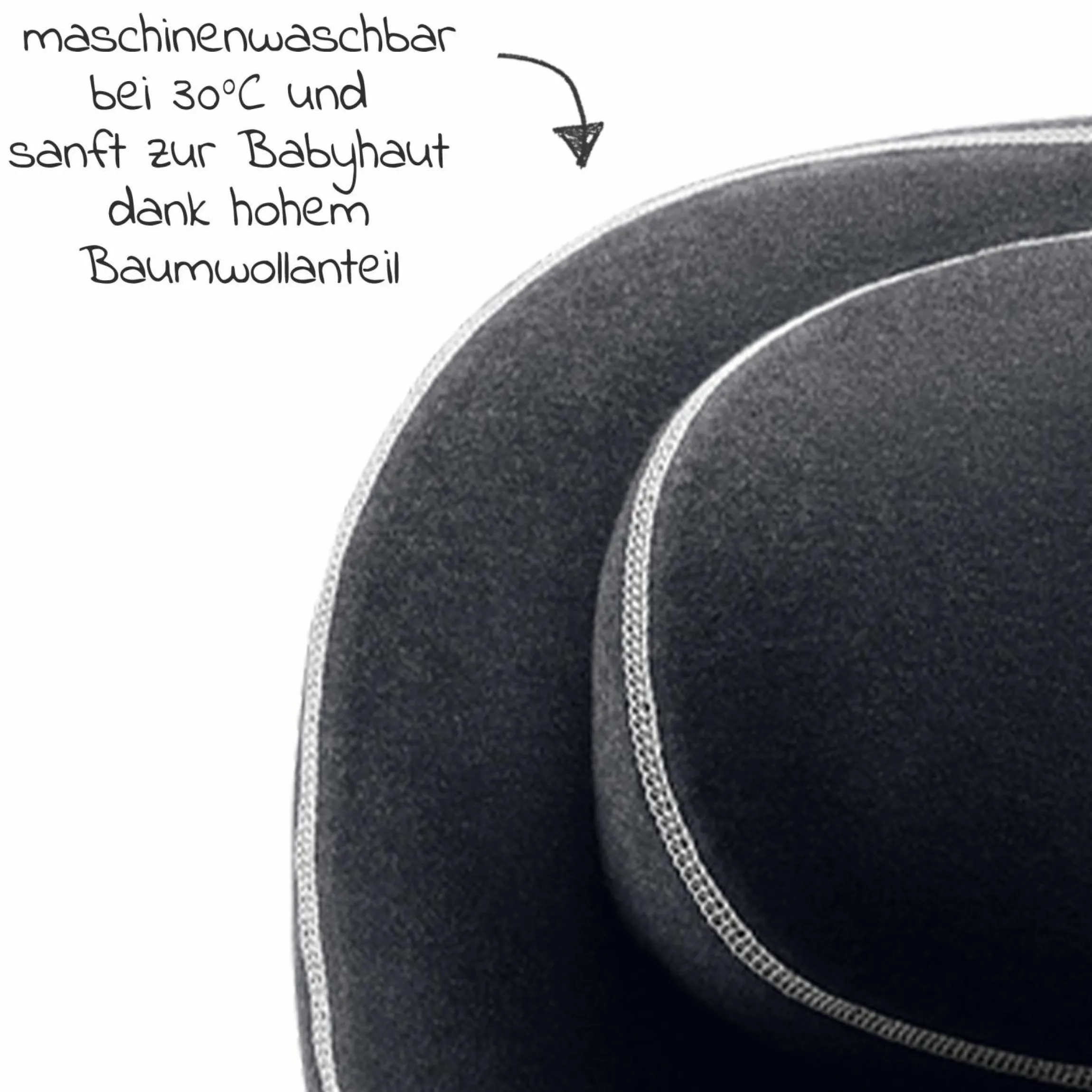 Komfortbezug für King II LS Black Series - Dark Grey