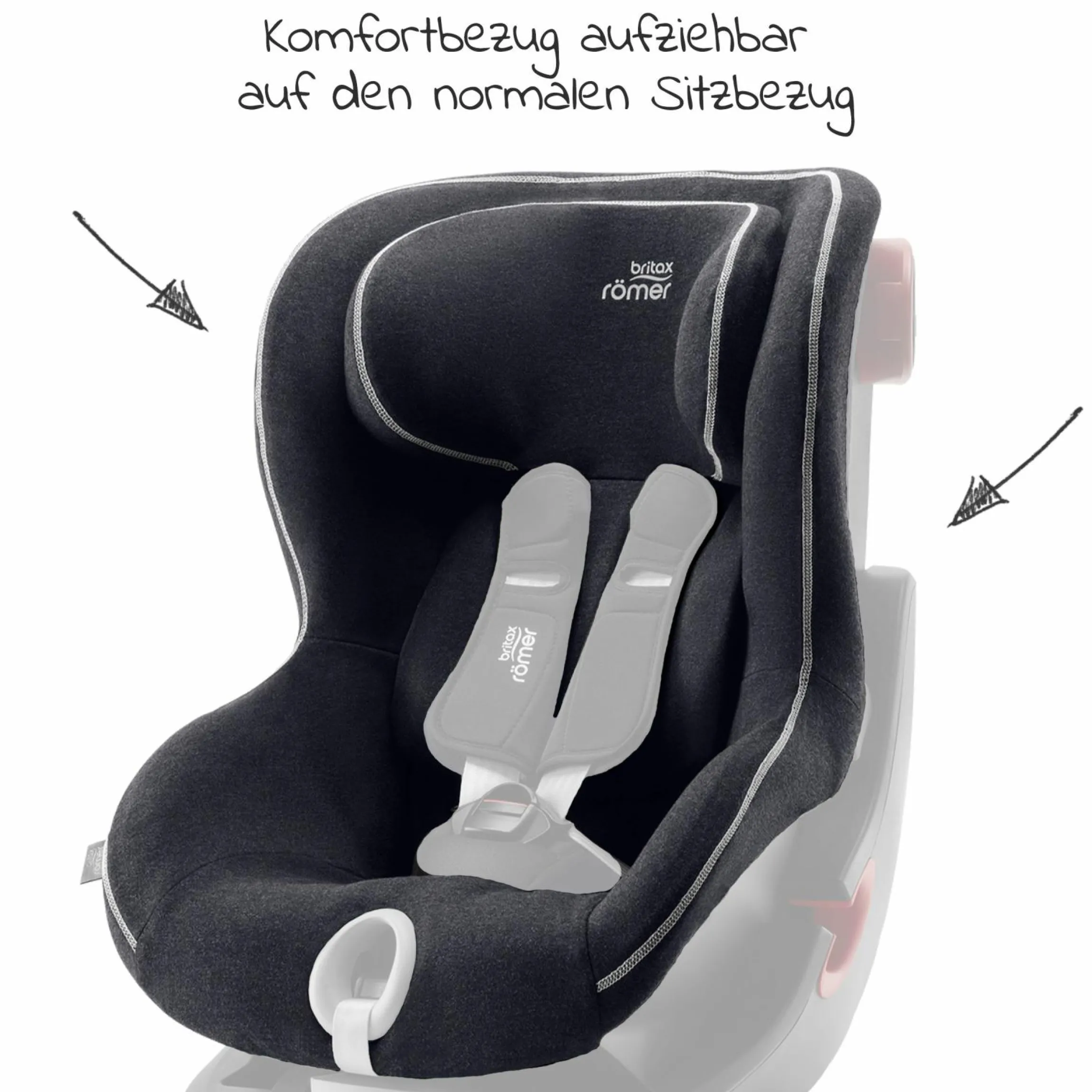 Komfortbezug für King II LS Black Series - Dark Grey