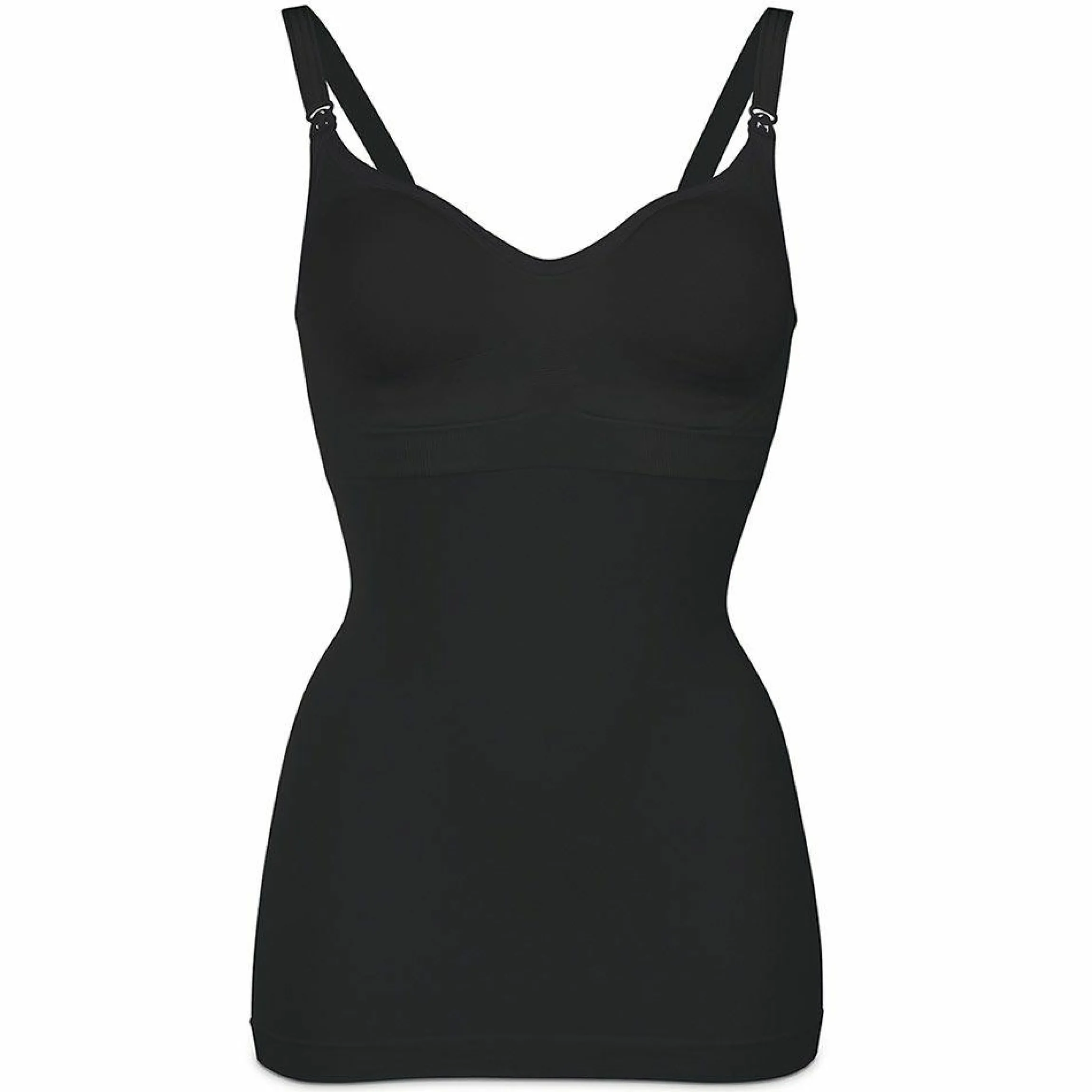 Komfort-Top für Schwangerschaft und Stillzeit - Schwarz - Gr. XL