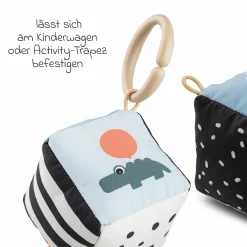 Kontrast-Spielwürfel - Happy Clouds