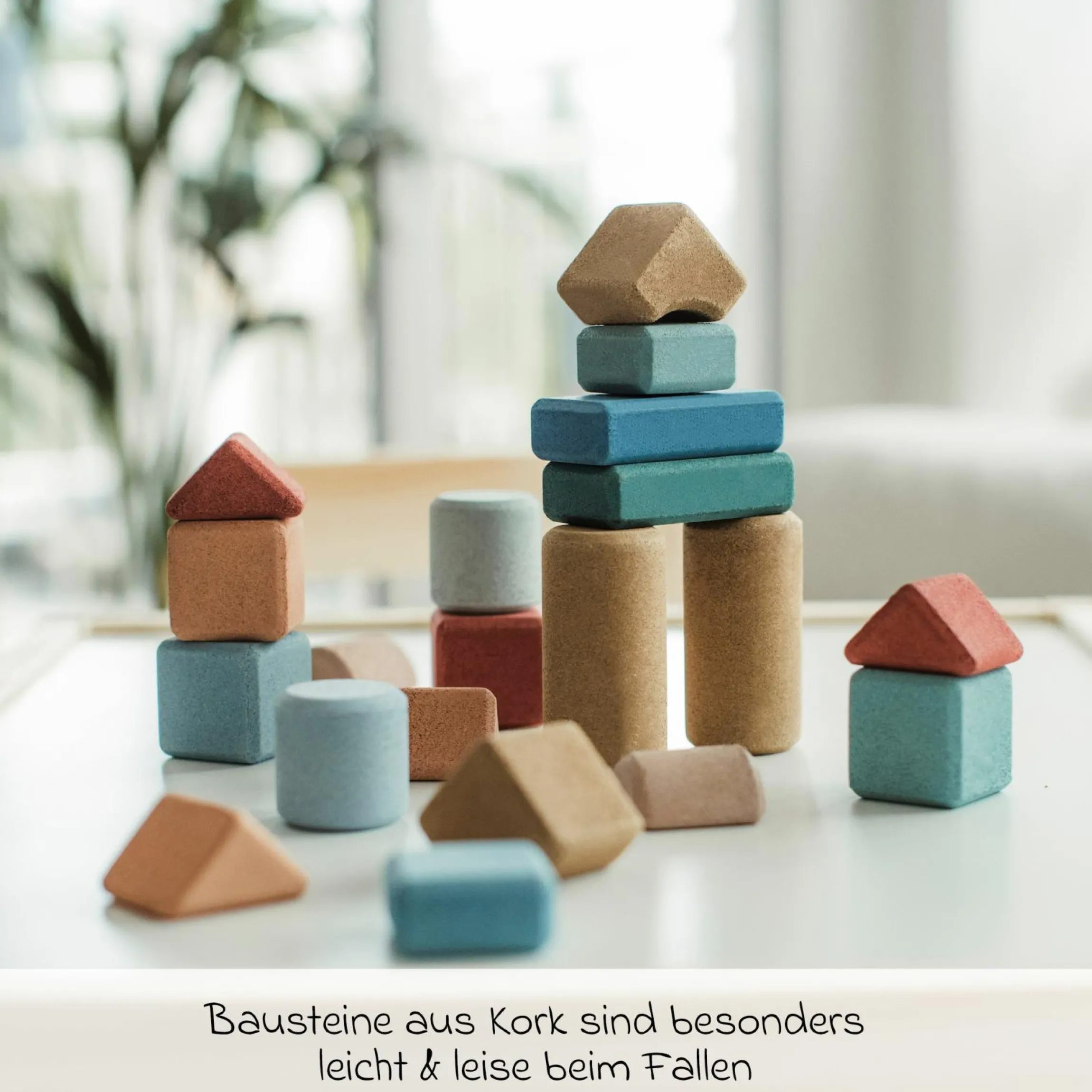Kork-Bausteine Small Architects - 20 Stück