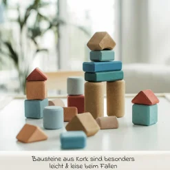 Kork-Bausteine Tall Architects - 40 Stück
