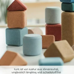 Kork-Bausteine Tall Architects - 40 Stück
