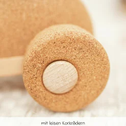 Kork-Nachziehtier Hopping Bunny
