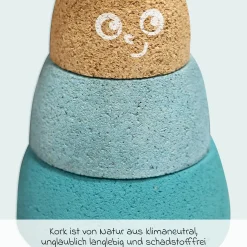 Kork-Stapelspielzeug King - 5 Teile