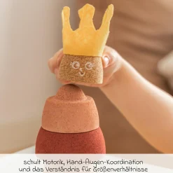 Kork-Stapelspielzeug Queen - 5 Teile