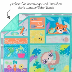 Krabbeldecke / Spielmatte zum Mitnehmen 100 x 150 cm