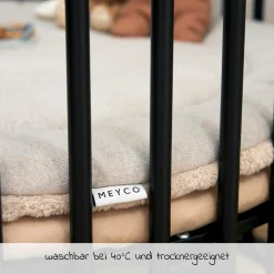 Krabbeldecke / Spielteppich / Bodenkissen Rund - Sand - Melange