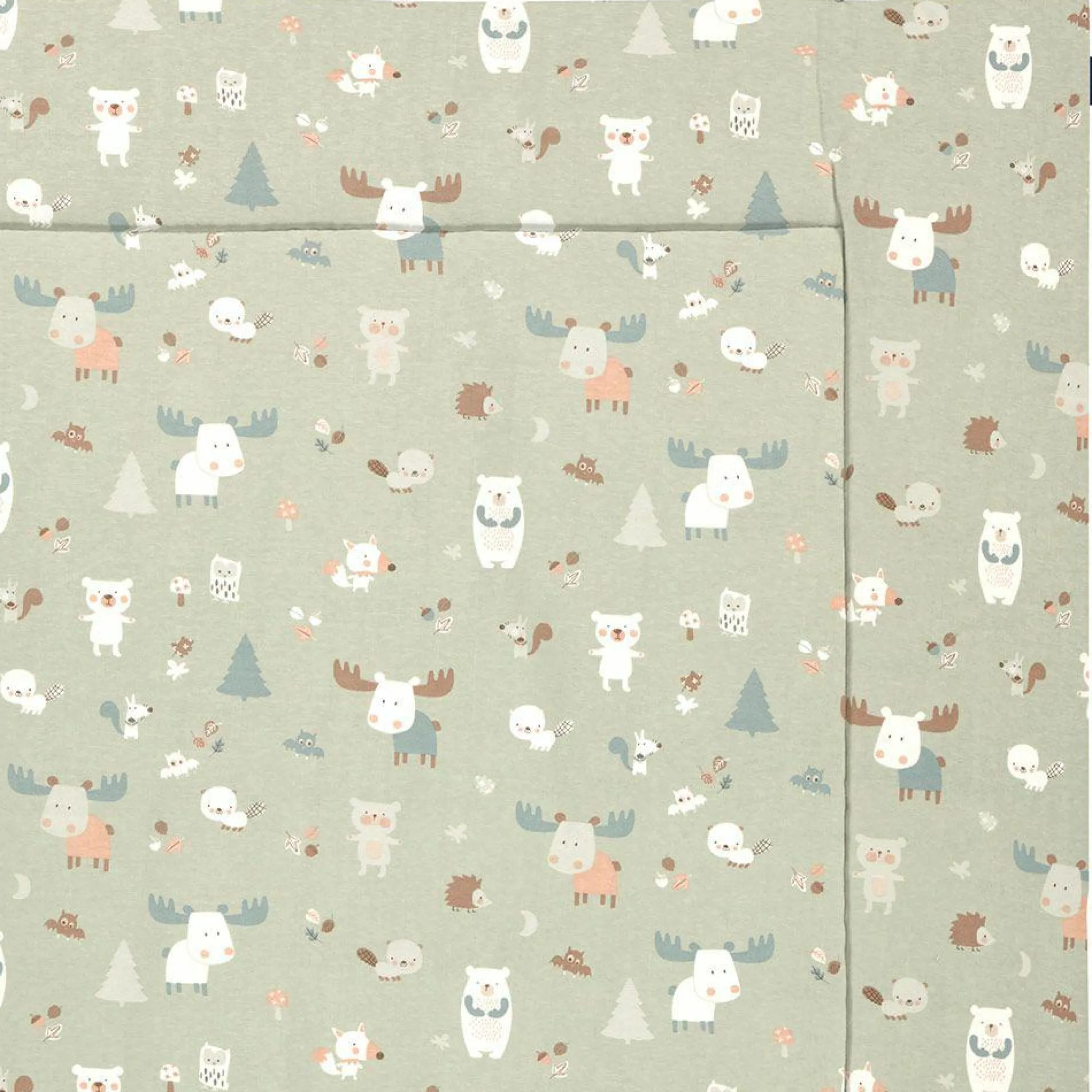 Krabbeldecke 100 x 135 cm - Baby Forest