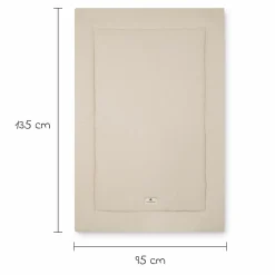 Krabbeldecke Musselin 95 x 135 cm - Sand