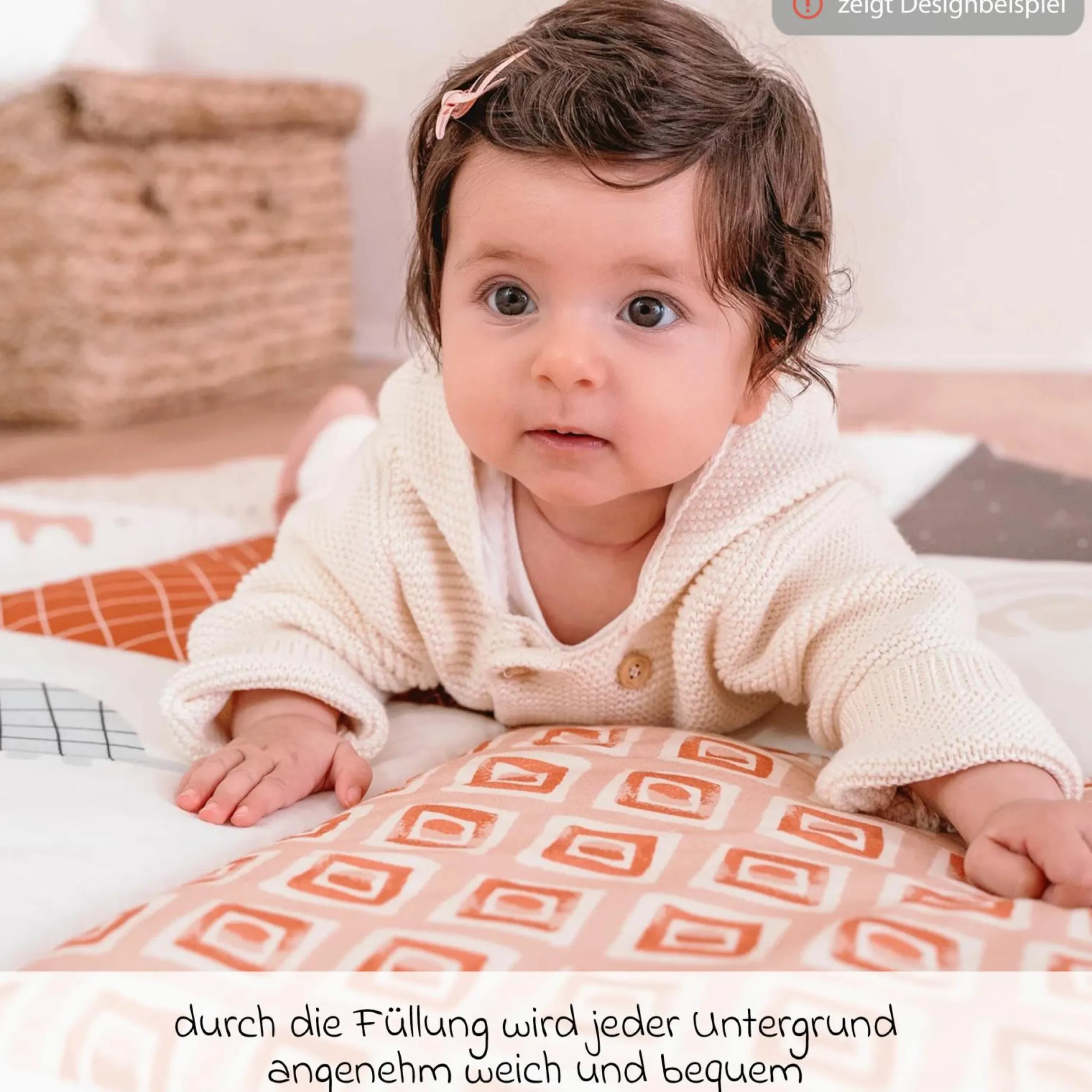 Krabbeldecke Organic 96 x 135 cm - Patchwork