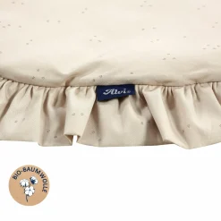 Krabbeldecke Rund - Organic Cotton 100 cm - Volant