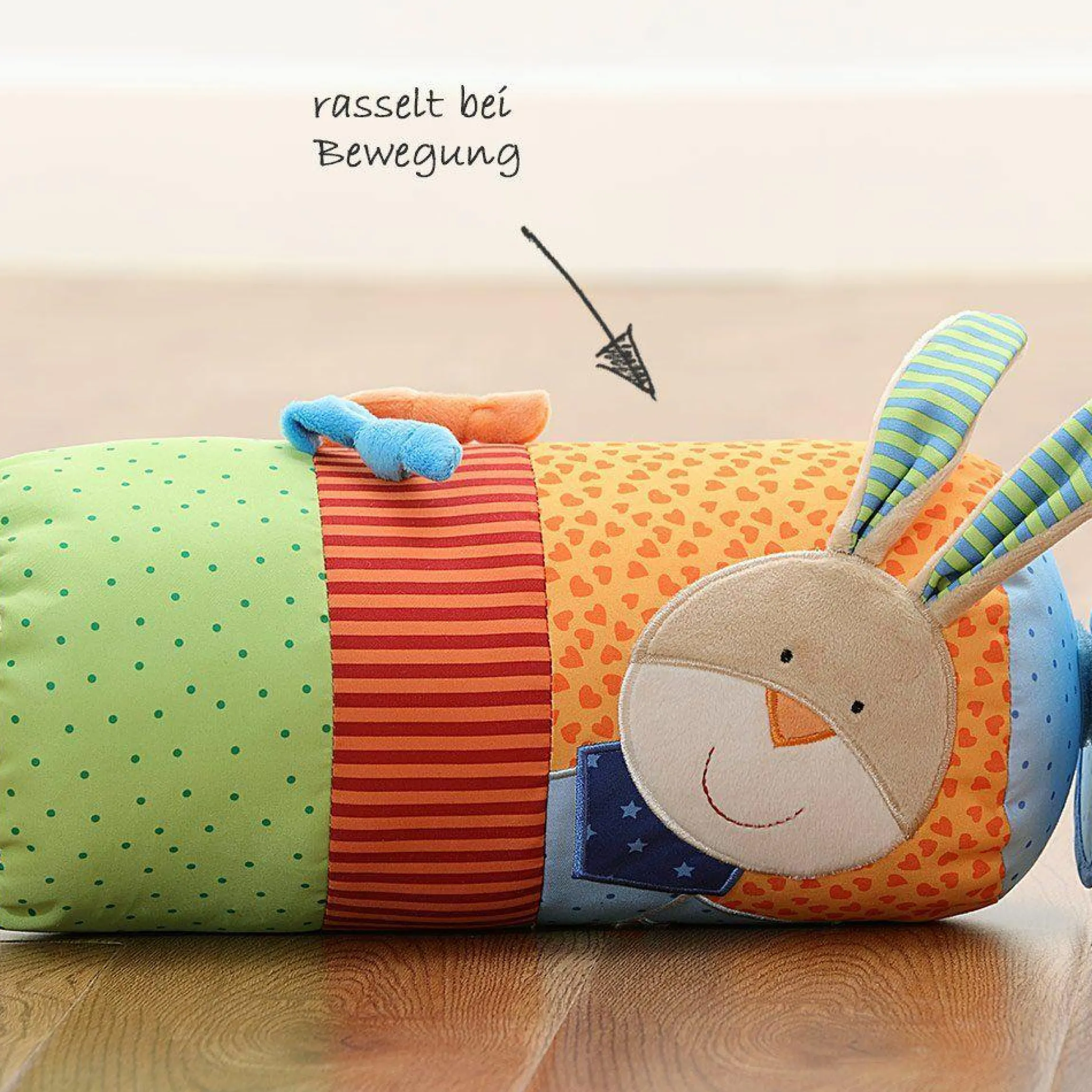 Krabbelrolle Aktiv Hase