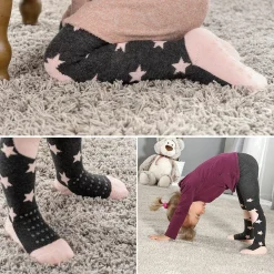 Krabbelstrumpfhose - Sterne Rose - Gr. 86/92