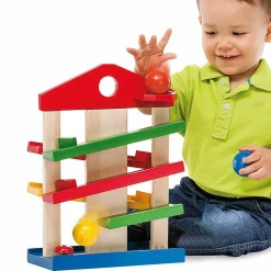 Kugelbahn Haus mit 3 Kugeln