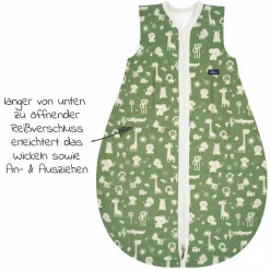 Kugelschlafsack Mäxchen Light - Granite Animals - Gr. 110