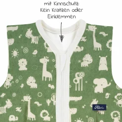 Kugelschlafsack Mäxchen Light - Granite Animals - Gr. 110