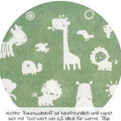 Kugelschlafsack Mäxchen Light - Granite Animals - Gr. 110