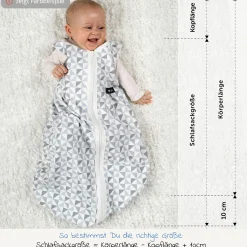Kugelschlafsack Mäxchen Thermo - Baby Forest - Gr. 80 cm