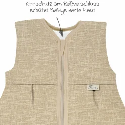 Kugelschlafsack Mäxchen Thermo - Slub Muslin - Gr. 90 cm