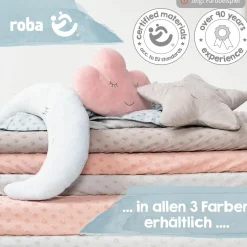 Kuschel- und Dekorkissen Wolke - Roba Styl - Silbergrau