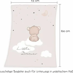 Kuscheldecke - 75 x 100 cm - Little Dreamer