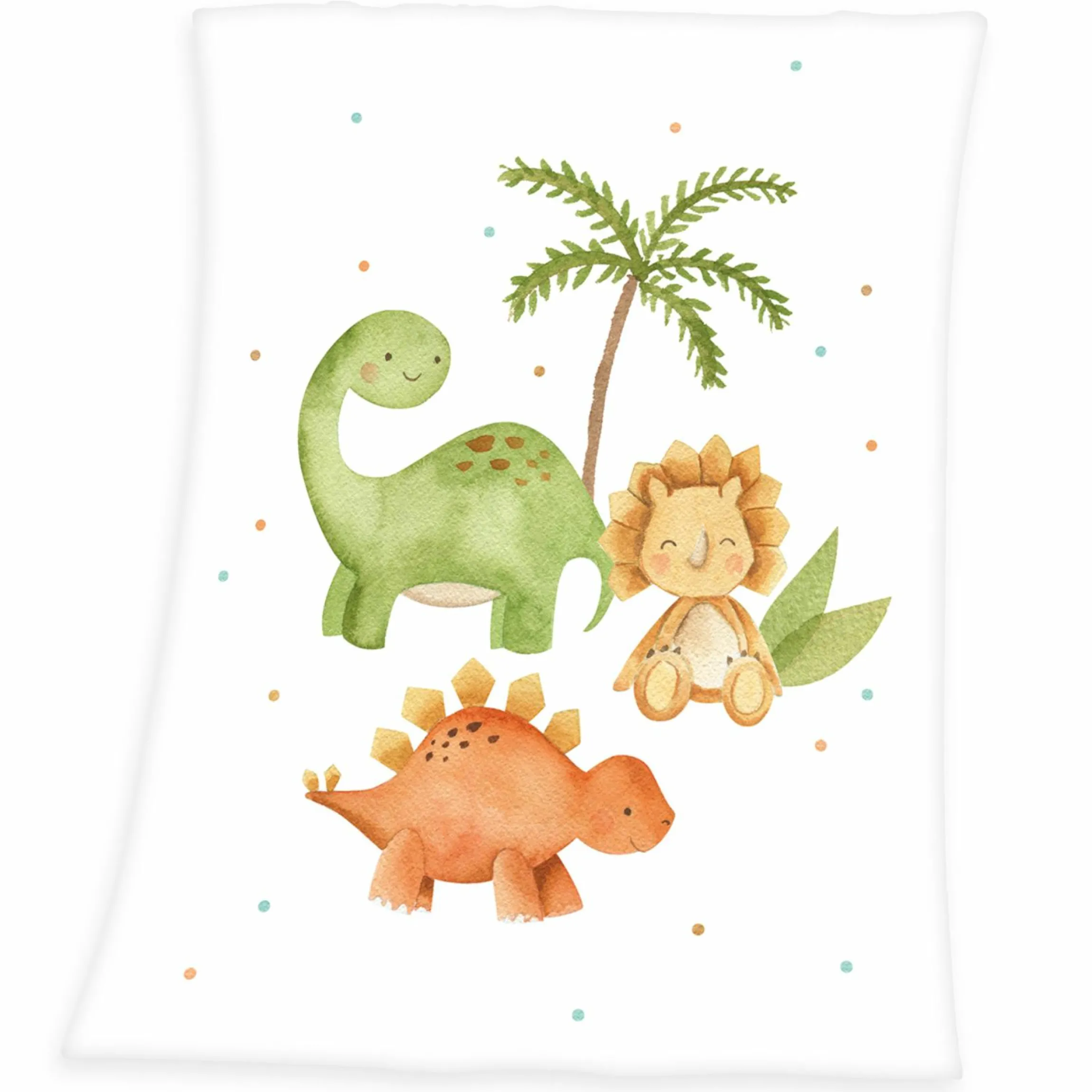 Kuscheldecke 75 x 100 cm - Dinos