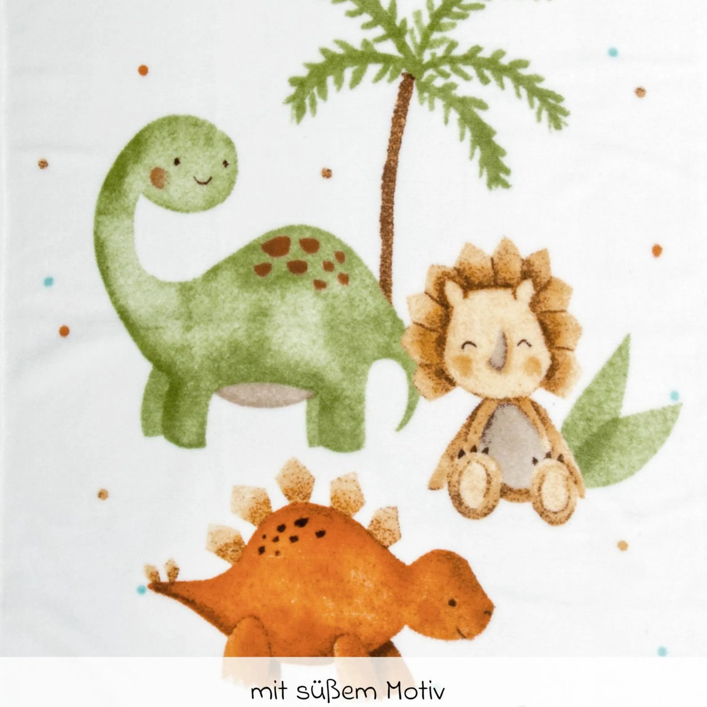 Kuscheldecke 75 x 100 cm - Dinos