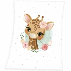Kuscheldecke 75 x 100 cm - Giraffe