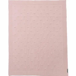 Kuscheldecke 75 x 100 cm - Knots - Rosa