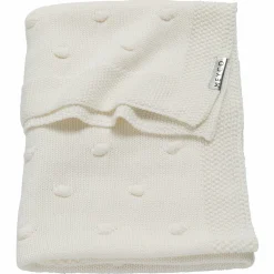 Kuscheldecke 75 x 100 cm - Knots - Offwhite