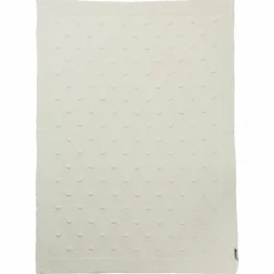 Kuscheldecke 75 x 100 cm - Knots - Offwhite