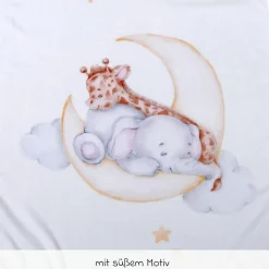 Kuscheldecke 75 x 100 cm - Sleeping on the moon