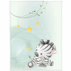 Kuscheldecke 75 x 100 cm - Zebra
