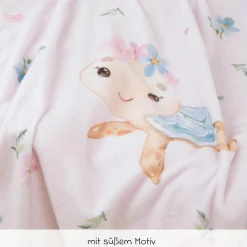 Kuscheldecke 75 x100 cm - Little Turtle