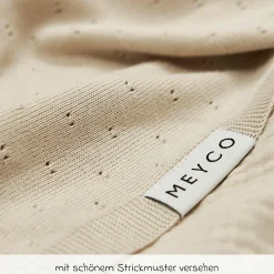 Kuscheldecke Bambus 75 x 100 cm - Ajour - Soft Sand