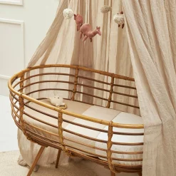 Kuscheldecke Bambus 75 x 100 cm - Ajour - Offwhite