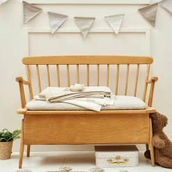 Kuscheldecke Bambus 75 x 100 cm - Ajour - Offwhite