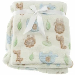 Kuscheldecke Flausch 75 x 90 cm - Zoo Beige