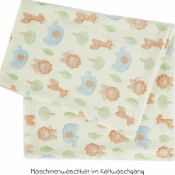 Kuscheldecke Flausch 75 x 90 cm - Zoo Beige
