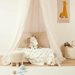 Kuscheldecke Flausch 75 x 90 cm - Zoo Beige