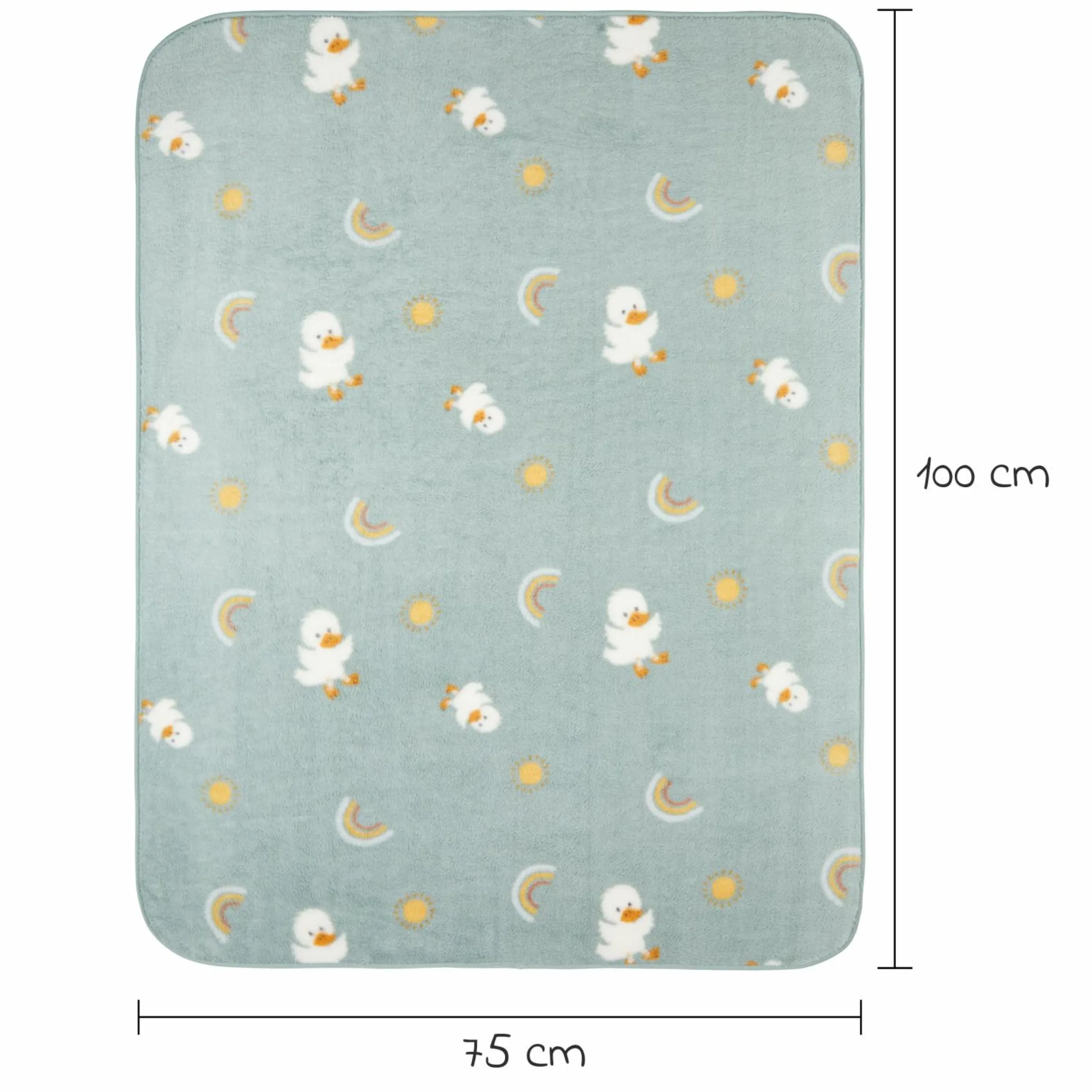 Kuscheldecke Flausch 75 x 100 cm - Edda