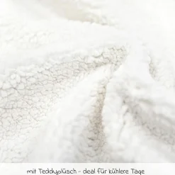 Kuscheldecke Jersey mit Teddyplüsch 70 x 100 cm - Smart Friends