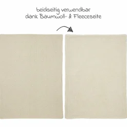 Kuscheldecke Teddy 75 x 100 cm - Knots - Soft Sand